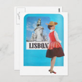 Lissabon Portugal briefkaart voor reizen (Voorkant / Achterkant)