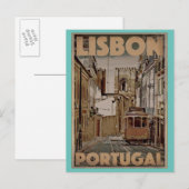 Lissabon Portugal Briefkaart voor reizen (Voorkant / Achterkant)