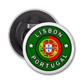 Lissabon Portugal Button Flesopener (Voorkant)