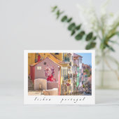 Lissabon, Portugal, Colorful Mural, Briefkaart (Staand voorkant)