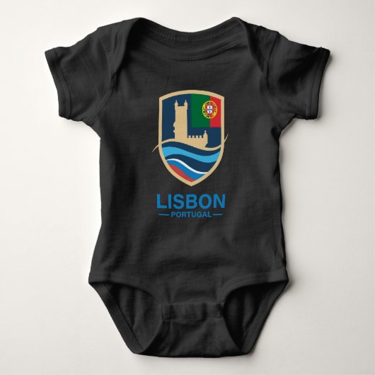 Lissabon Portugal Europa Romper (Voorkant)