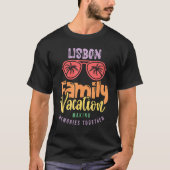 Lissabon Portugal Familie Vakantie Matching Outfit T-shirt (Voorkant)