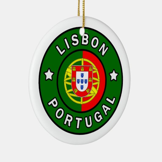 Lissabon Portugal Keramisch Ornament (Rechts)