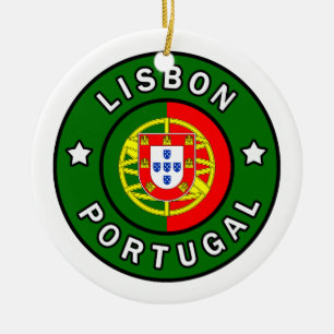 Lissabon Portugal Keramisch Ornament