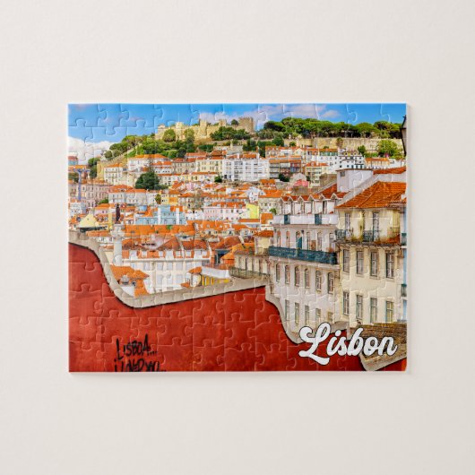 Lissabon, Portugal Legpuzzel (Horizontaal)