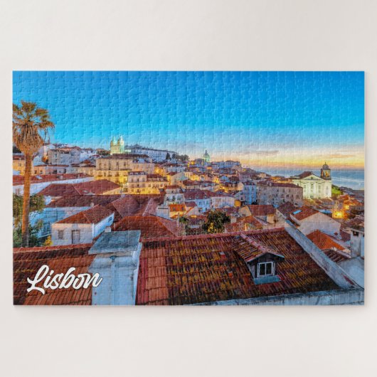Lissabon, Portugal Legpuzzel (Horizontaal)