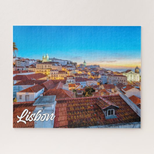 Lissabon, Portugal Legpuzzel (Horizontaal)