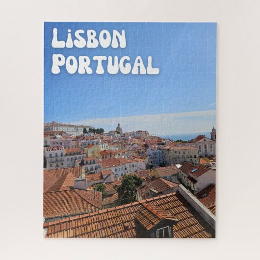 Lissabon, Portugal Legpuzzel (Verticaal)