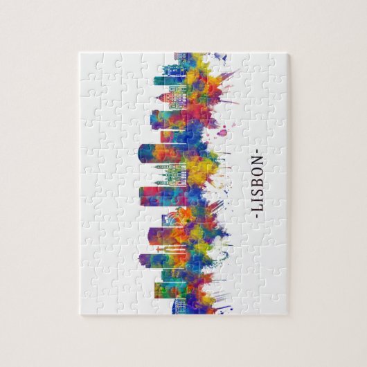 Lissabon Portugal Legpuzzel (Verticaal)