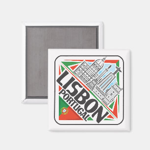 Lissabon Portugal Magneet