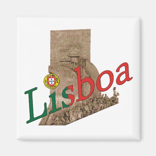 Lissabon Portugal Magneet (Voorkant)