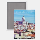 Lissabon Portugal magneet  (Voorkant / Achterkant)