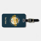 Lissabon Portugal met de  Souvenir van Retro Tram Bagagelabel (Voorkant horizontaal)