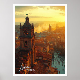 Lissabon Portugal Mooie stad Poster