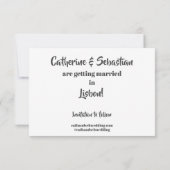 Lissabon, Portugal Oude kaart (Achterkant)