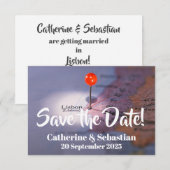 Lissabon, Portugal Oude kaart (Voorkant / Achterkant)