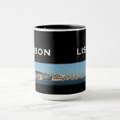 Lissabon Portugal Panoramische Mok (Midden)