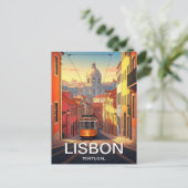 Lissabon Portugal Pantheon Alfama Anime Briefkaart (Staand voorkant)