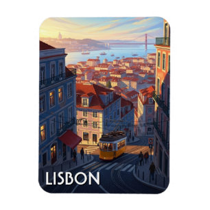 Lissabon Portugal Pantheon Alfama Anime Magneet