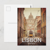 Lissabon Portugal Pantheon Alfama Briefkaart (Voorkant / Achterkant)