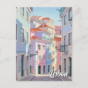 Lissabon Portugal Pantheon Alfama Pastel Briefkaart