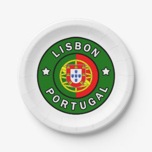 Lissabon Portugal Papieren Bordje