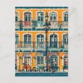 Lissabon Portugal  pastel Briefkaart (Voorkant)