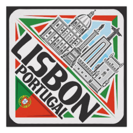 Lissabon Portugal Perfect Poster