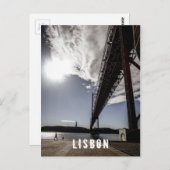Lissabon, Portugal postard Briefkaart (Voorkant / Achterkant)