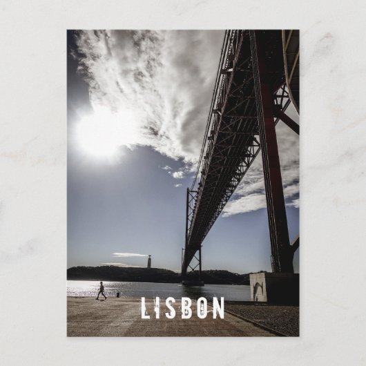 Lissabon, Portugal postard Briefkaart (Voorkant)