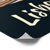 Lissabon Portugal Poster (Hoek)