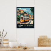 Lissabon Portugal Poster (Keuken)