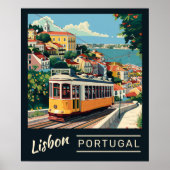 Lissabon Portugal Poster (Voorkant)
