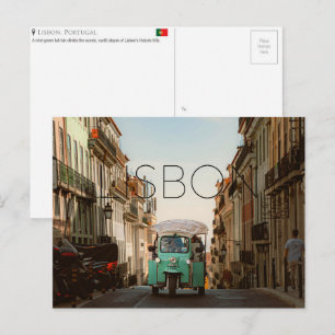 Lissabon, Portugal Reisansichtkaart Briefkaart
