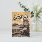  Lissabon Portugal reisgeschenken en souvenirs Briefkaart (Staand voorkant)