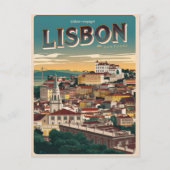  Lissabon Portugal reisgeschenken en souvenirs Briefkaart (Voorkant)