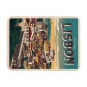  Lissabon Portugal reisgeschenken en souvenirs Magneet (Horizontaal)