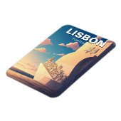 Lissabon Portugal Reismonument van de Discoveries Magneet (Linkerzijde)