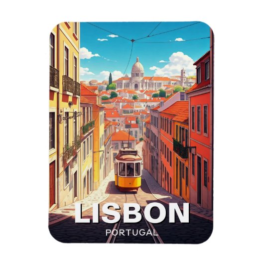 Lissabon Portugal Reizen Alfama Nationaal Pantheon Magneet (Verticaal)