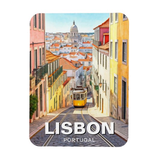 Lissabon Portugal Reizen Alfama Nationaal Pantheon Magneet (Verticaal)