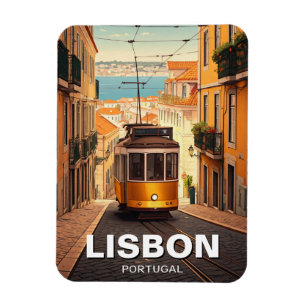 Lissabon Portugal Reizen Magneet