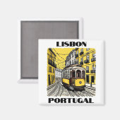 Lissabon, Portugal - Reizen - Magnet (Voorkant / Achterkant)