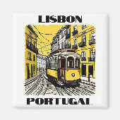 Lissabon, Portugal - Reizen - Magnet (Voorkant)