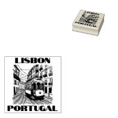 Lissabon Portugal Reizen Rubberstempel (Gestempeld)