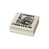 Lissabon Portugal Reizen Rubberstempel (Stempel)