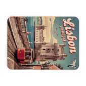  Lissabon Portugal Reizen Tram geschenken Magneet (Horizontaal)
