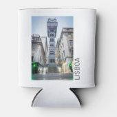 Lissabon Portugal Retro Elevator Holiday Souvenir Blikjeskoeler (Voorkant)