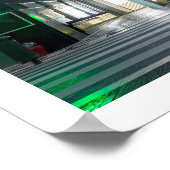 Lissabon Portugal Retro Elevator Holiday Souvenir Poster (Hoek)