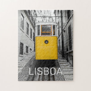 Lissabon Portugal Retro Tram  Souvenir Legpuzzel