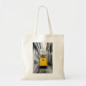 Lissabon Portugal Retro Tram  Souvenir Tote Bag (Voorkant)